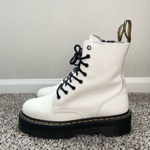 Jadon Boot in White Dr. Martens